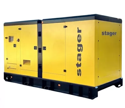 Háromfázisú hangszigetelt dízel generátor Stager YDSD275S3 115800YDSD275S3 220kW, 361A