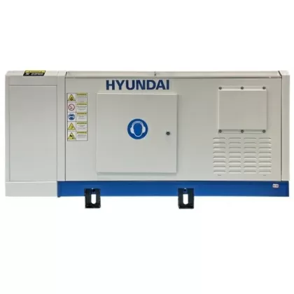 Генератор трехфазного тока с дизельным двигателем HYUNDAI DHY15L 13кВт