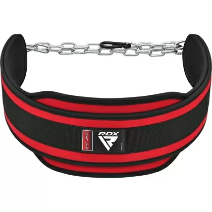 RDX T7 Cinturón de inmersión para entrenamiento con pesas con cadena