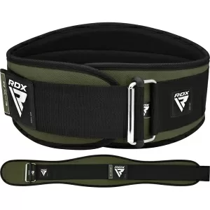 RDX X3 Army Green Weight Lifting Neoprene חגורת כושר קטנה