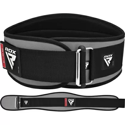 RDX X3 Grey Weight Lifting Neoprene חגורת כושר גדולה