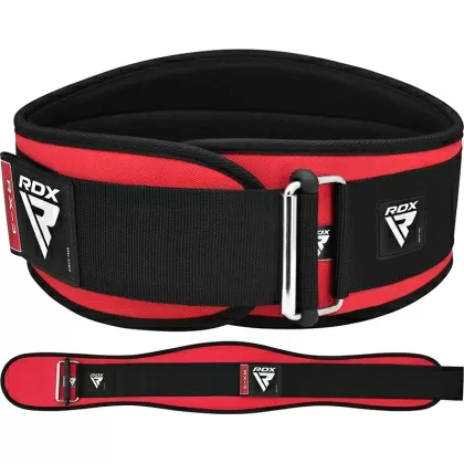RDX X3 Kırmızı Ağırlık Kaldırma Neopren Spor Kemeri X-Large
