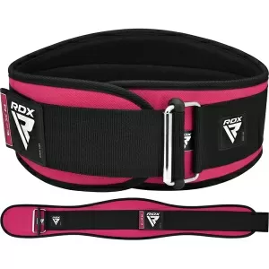 RDX X3 Pembe Ağırlık Kaldırma Neopren Spor Salonu Kemeri Orta