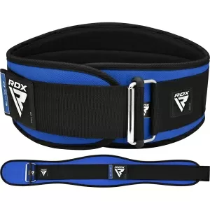 RDX X3 blauer Neopren-Gürtel zum Gewichtheben, mittelgroß