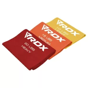 RDX B4 Set Di Fasce Per Allenamento Di Resistenza Piatta TPE