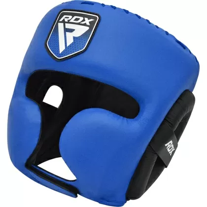 RDX APEX Cabezal de Boxeo con Protector de Mejillas Azul Mediano