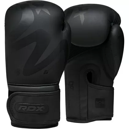 RDX F15 Noir 12oz Gants de boxe X en cuir noir