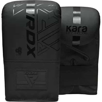 Rękawiczki workowe RDX F6 KARA 4 uncje czarne