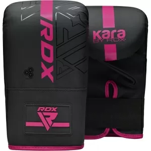 RDX F6 KARA Gants de Sac d'Entraînement 4oz Noir Rose