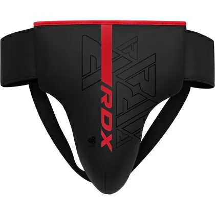 RDX F6 KARA lágyékvédő fekete piros-S