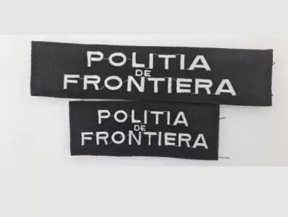 BESTICKTE GRENZPOLIZEI-STICKEREI