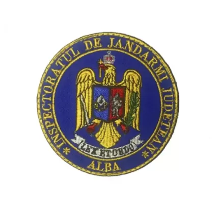 EMBLÈME ÉCHELLE BRODÉE INSPECTORATION DE GENDARMI DU COMTÉ D'ALBA