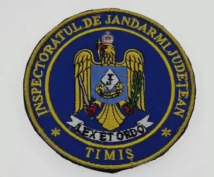 EMBLEMA SCAI RICAMATO DELL'ISPETTORE DEL GENDARMI DELLA CONTEA DI TIMIS