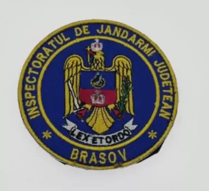 İŞLEMELİ SCAI AMBLEMİ BRASOV İLÇE JANDARMA MÜFETTİŞLİĞİ