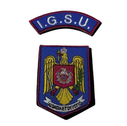 I.G.S.U. ARM-FEUER-ABZEICHEN-SET