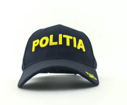 CASQUETTE PLEINE ÉCRITURE JAUNE SAS POLICE MP1