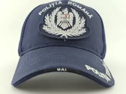 GORRA DE MALLA AZUL MARINO POLICÍA RUMANO L
