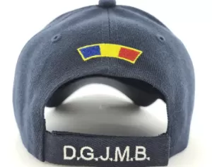 CASQUETTE PLEINE DGJMB BLEU MARINE AVEC ÉCRITURE BLANCHE MP1