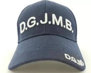 CASQUETTE PLEINE DGJMB BLEU MARINE AVEC ÉCRITURE BLANCHE MP1