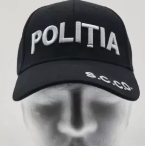 CASQUETTE COMPLETE SCCO POLICE NOIRE MP1