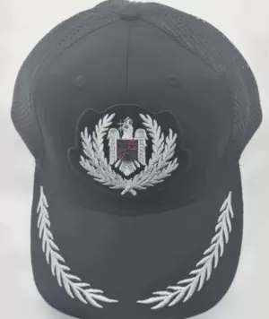 CASQUETTE EN MAILLE NOIRE POLICE INFÉRIEUR OFFICIER MP1