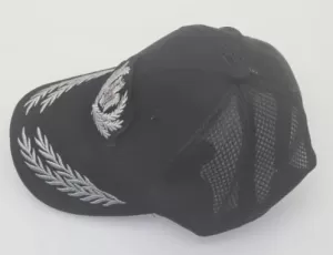 CASQUETTE EN MAILLE NOIRE OFFICIER SUPÉRIEUR DE POLICE MP1