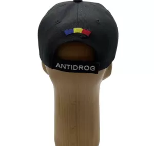 CASQUE COMPLET NOIR POLICE ANTIDROGUE - L