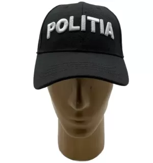 CASQUE COMPLET NOIR POLICE ANTIDROGUE - L