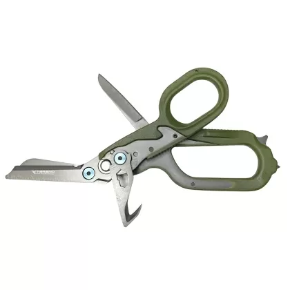 FOARFECA PLIABILA MULTIFUNCTIONALA KAKI ML008 PENTRU TAIAT HAINELE RANITILOR, DESCARCERARE