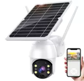 Camera de Supraveghere cu Incarcare Solara de 18000mAh
