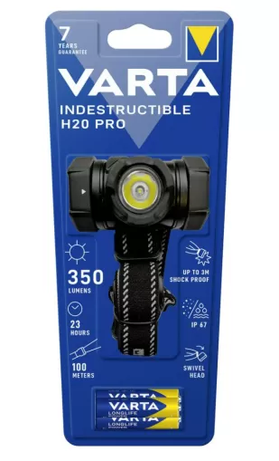 Φωτιστικό κεφαλής LED Varta Indestructible H20 Pro