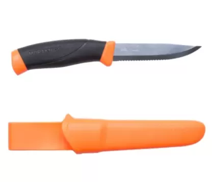 Cuțit Morakniv Companion F crestat 11829 cu lamă de 10,4 cm
