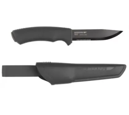 Ніж Morakniv Bushcraft Black SRT 12417 з клинком 10,9 см
