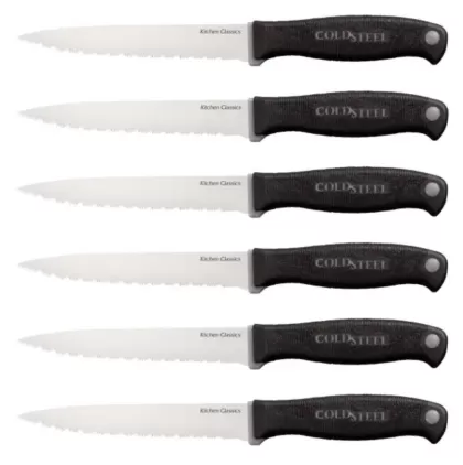 Zestaw noży do steków COLD STEEL 59KSS6Z z ostrzem o długości 11,8 cm