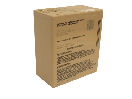 Rechargeable Lithium-Ion Battery BB-2590/U, 225 WH for Communications gear (SINCGARS, AN/PRC-117, etc.), Robots, and Jammers