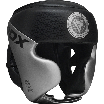 RDX L1 Mark Full Face Pro Boxing Training Head Guard-L-Silver