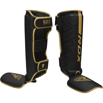 RDX F6 KARA MMA Shin Instep Guards-Golden-M