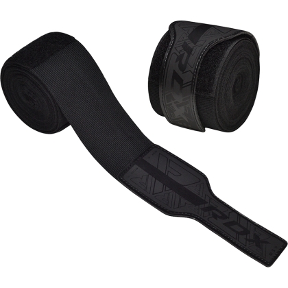 RDX F6 KARA Professional Boxing Hand Wraps-Black