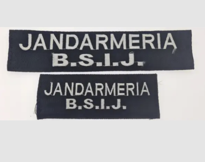 B.S.I.J. GENDARMERIA EMBROIDERED EMBLEM