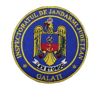 ROUND EMBROIDERED EMBROIDERED GALATI COUNTY GENDARMI INSPECTORATE