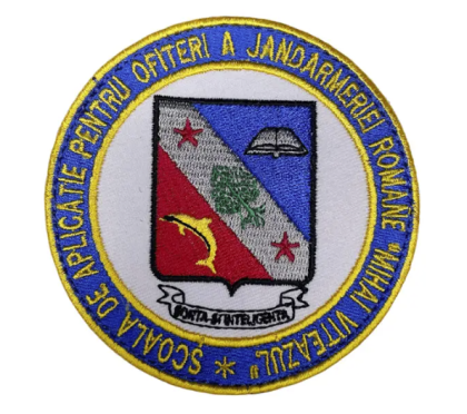 ROUND BADGE "MIHAI VITEAZUL" APPLICATION SCHOOL FOR ROMANIAN GENDARMERIE OFFICERS