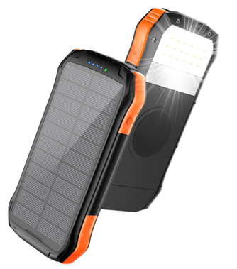 Choetech 10000mAh Solar PowerBank without wireless charging function