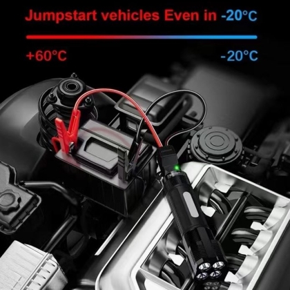 Choetech 12V car emergency start power supply supports 5.0 displacement gasoline vehicles and 3.0 displacement diesel vehicles