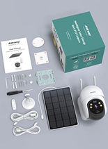 Choetech 8W  Solar Powered Surveilance Camera with App for Android and IOS