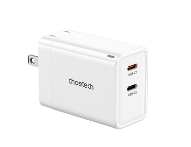 Choetech NexGen Dual Type-c GaN PD65W Wall Charger 