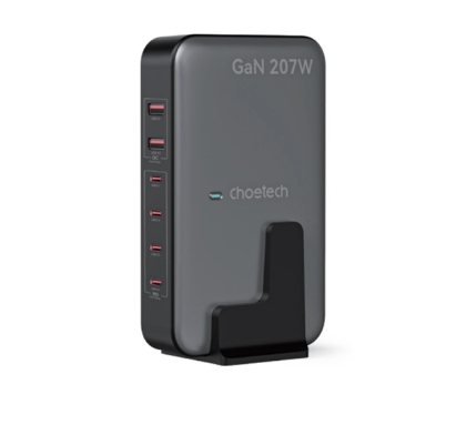 Choetech NexGen GaN 207W 6 Ports Desktop Charger