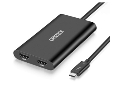 Thunderbolt 3 to Dual HDMI Adapter