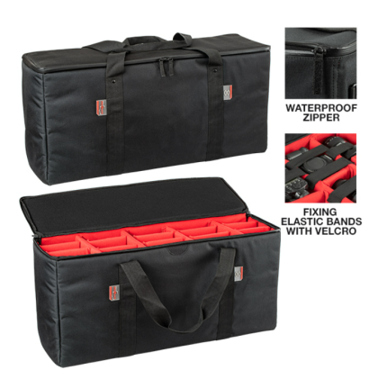 PADDED BAG WITH ADJUSTABLE DIVIDERS for ExplorerCases 7641 BAG-P