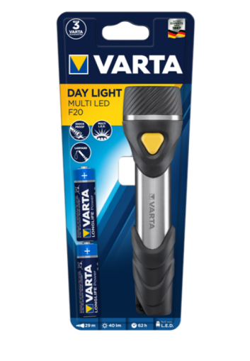 Flashlight Varta Day Light Multi F20 LED 2AA 16632