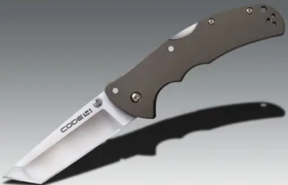 Cold Steel Code 4 Tanto Point 58TPCT Folding Knife with 8.9cm blade